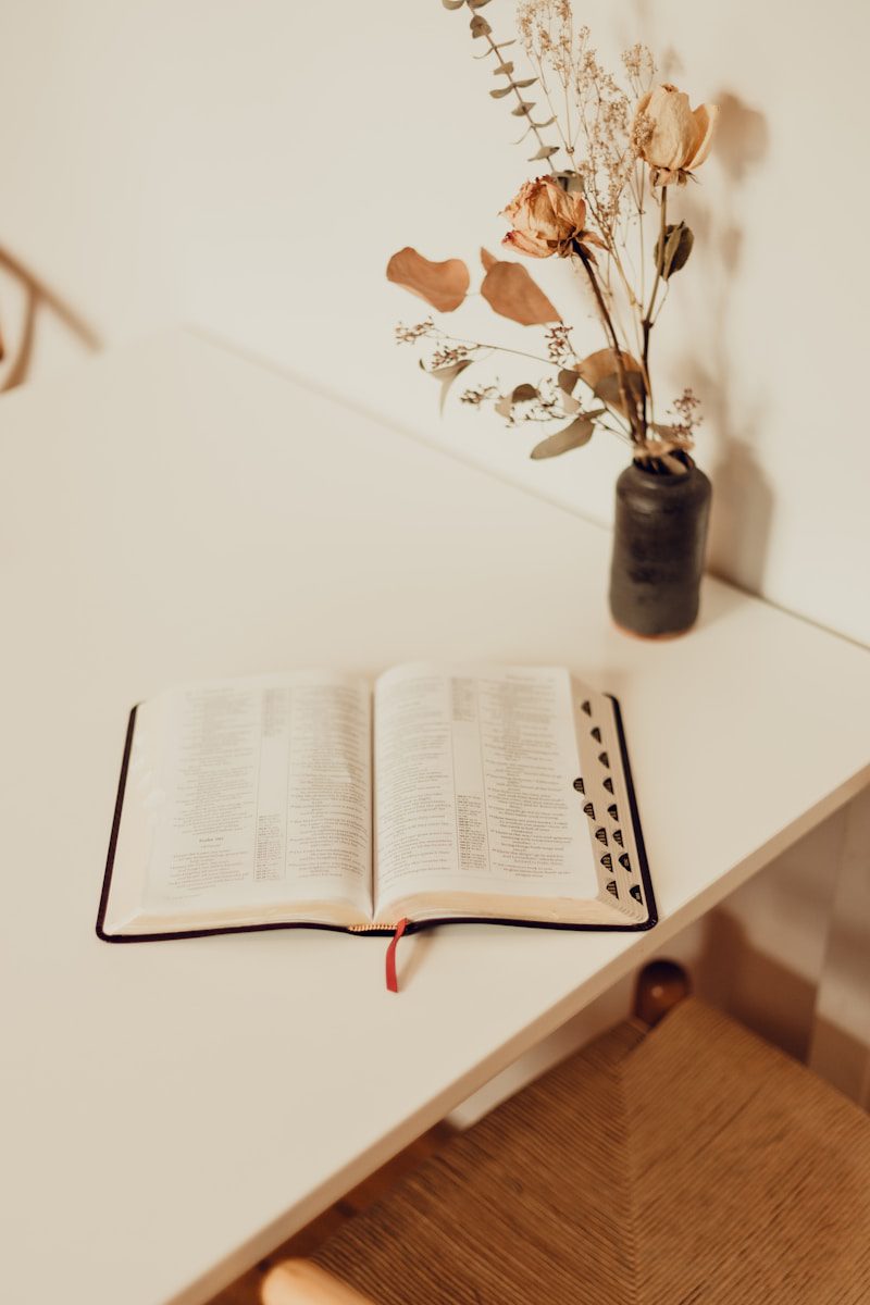Photo by Priscilla Du Preez 🇨🇦 white book page on white table